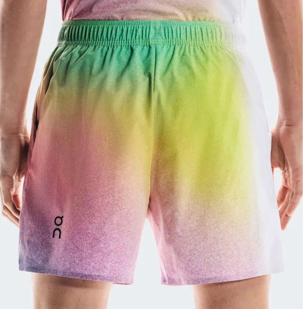 【新品未使用】on 新色 メンズMサイズ Court Shorts フェデラー