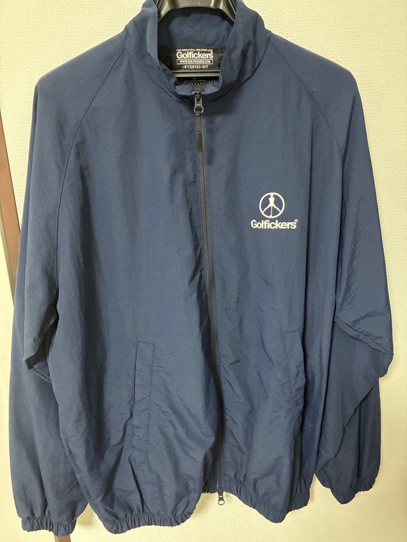 Golfickers Nylon Training Jacket -ネイビー