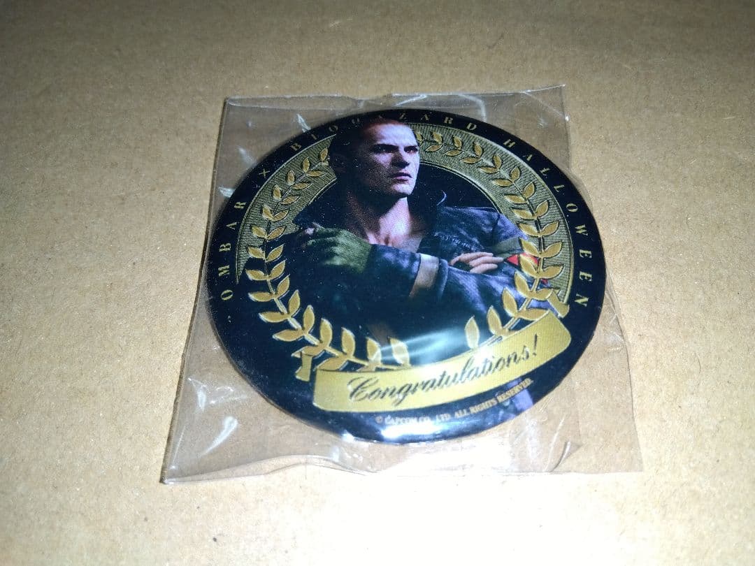 バイオハザード　ジェイク　缶バッジ　ＣＡＰＣＯＭ