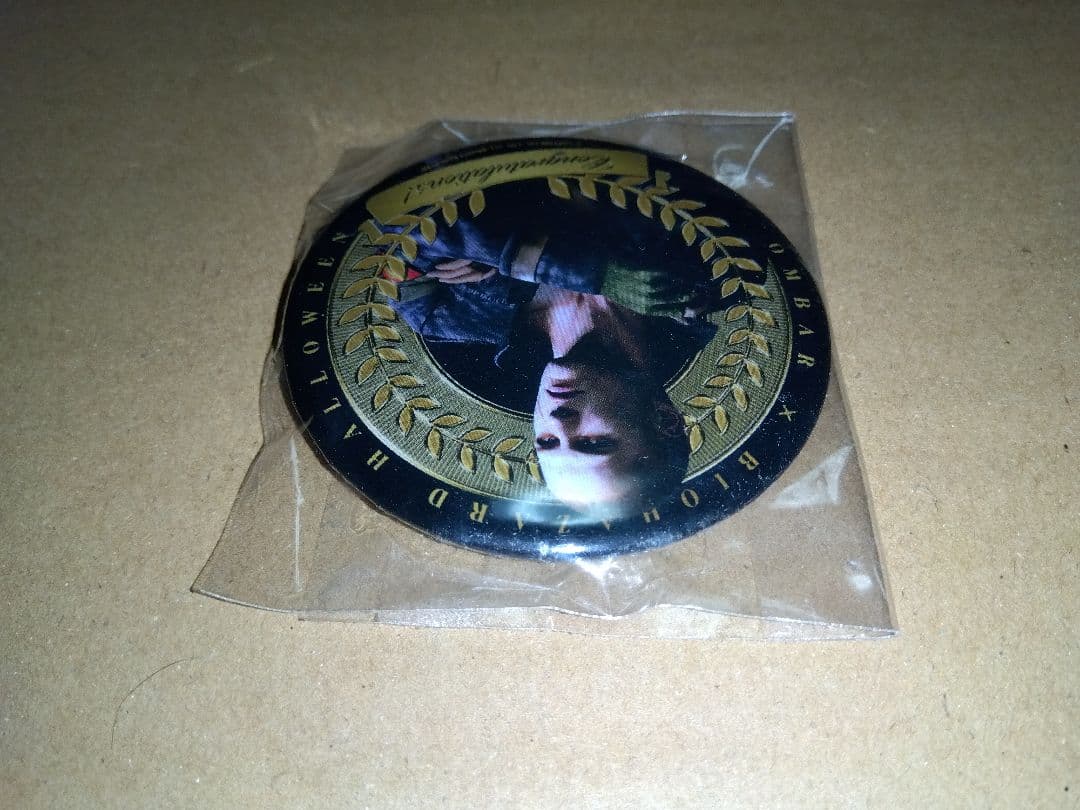 バイオハザード　ジェイク　缶バッジ　ＣＡＰＣＯＭ