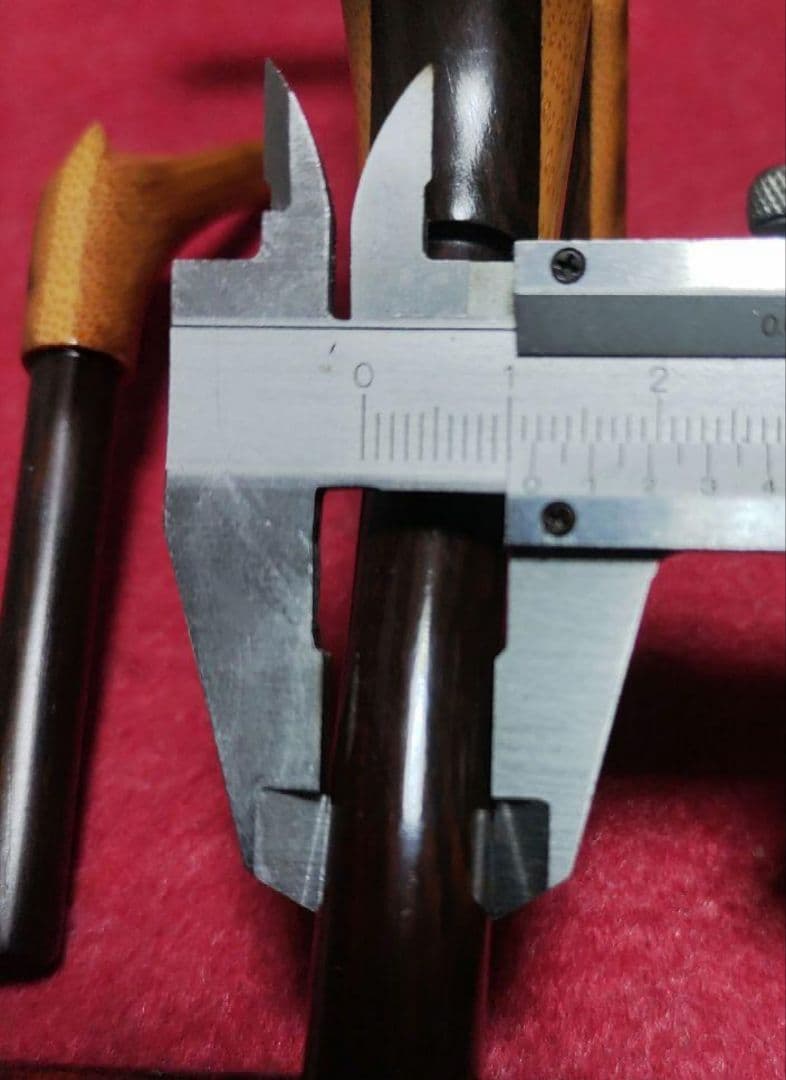 ヘラブナ釣り・希少黒檀竹夢釣万力★竿枕★希少な(夢釣)竹オカユウドン絞り159