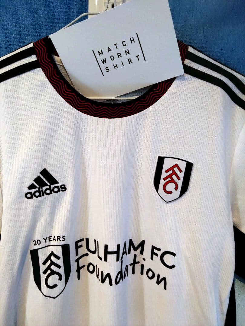 フラム　実使用ユニフォーム　証明書