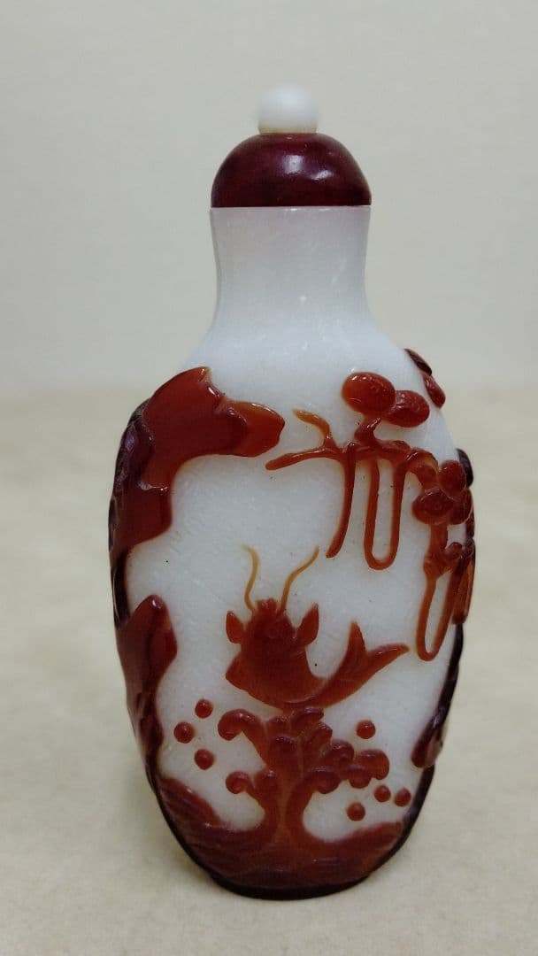 【最終お値引きです】美品　珍品　 古美術品　鼻煙壺 　骨董品 　ガラス 中国物