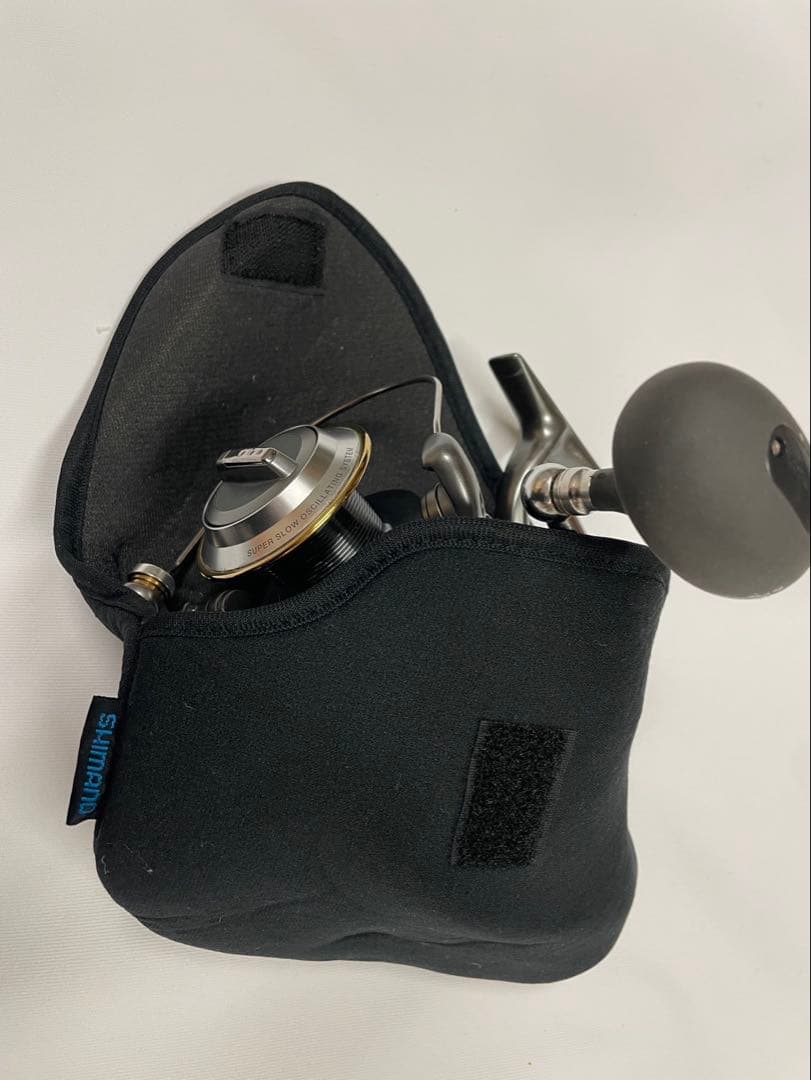 SHIMANO ツインパワー 8000PG リールポーチ付き 動作良好 引退出品