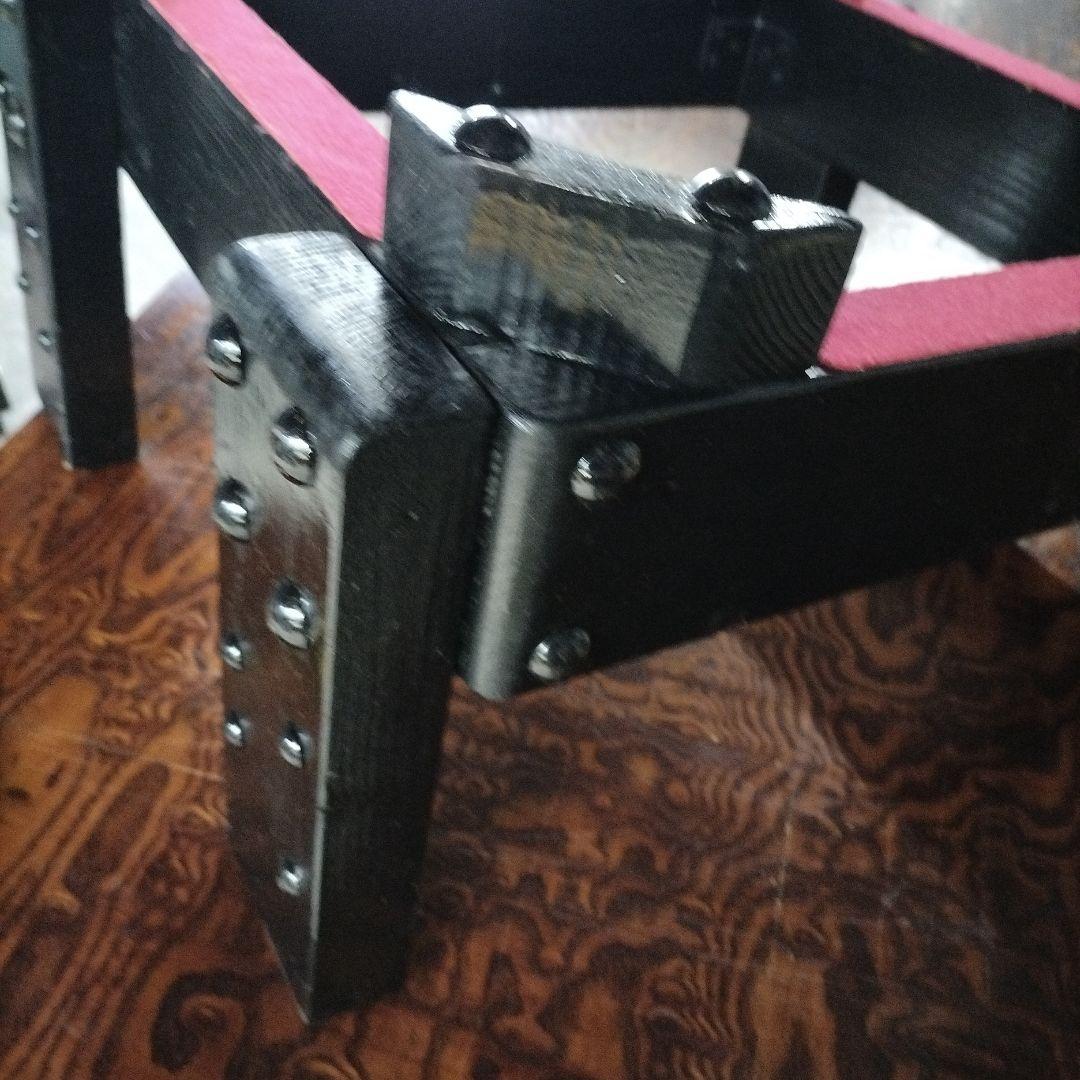 長胴太鼓　平打ち　立奏太鼓台　1.5尺用中古品①