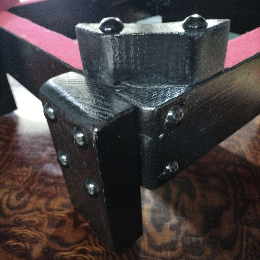 長胴太鼓　平打ち　立奏太鼓台　1.5尺用中古品①