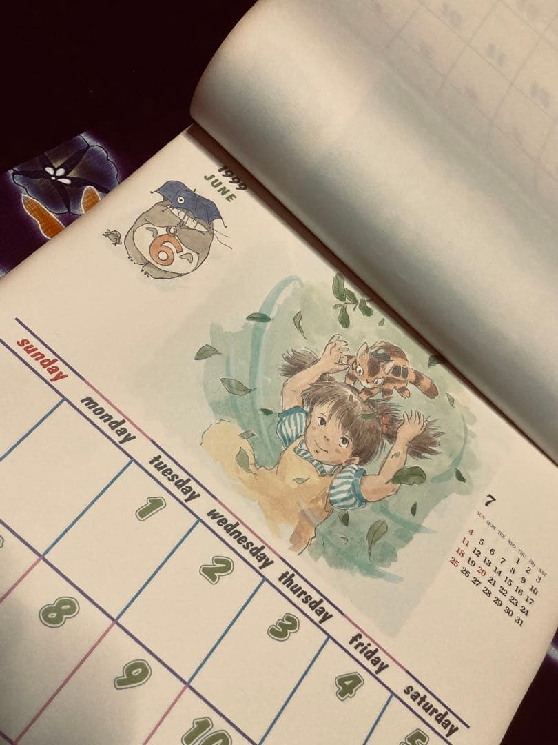 【希少】カレンダー 1999年　10周年　となりのトトロ