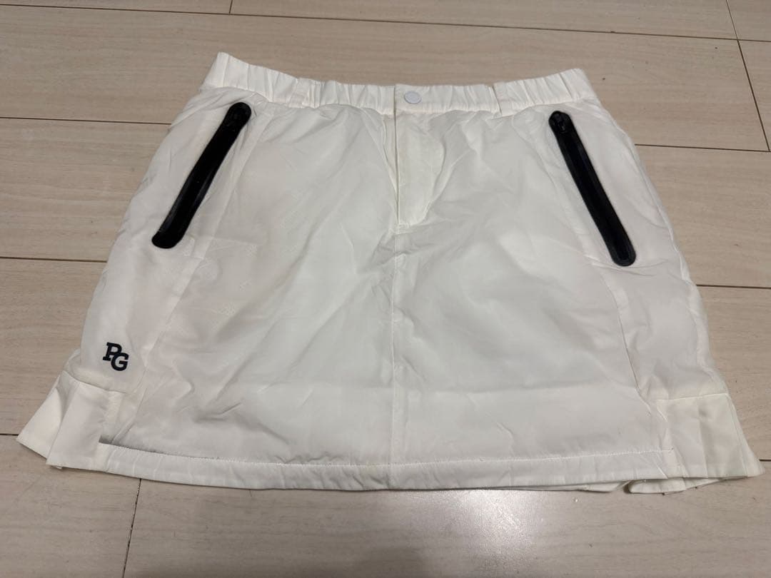 パーリーゲイツ　◾️裏起毛スカート◾️ ホワイト
