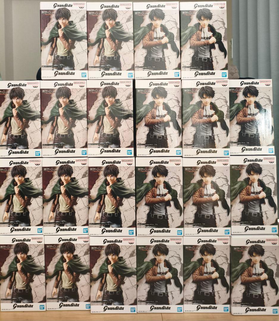 Grandista 進撃の巨人 リヴァイ＆エレン・イェーガーフィギュア