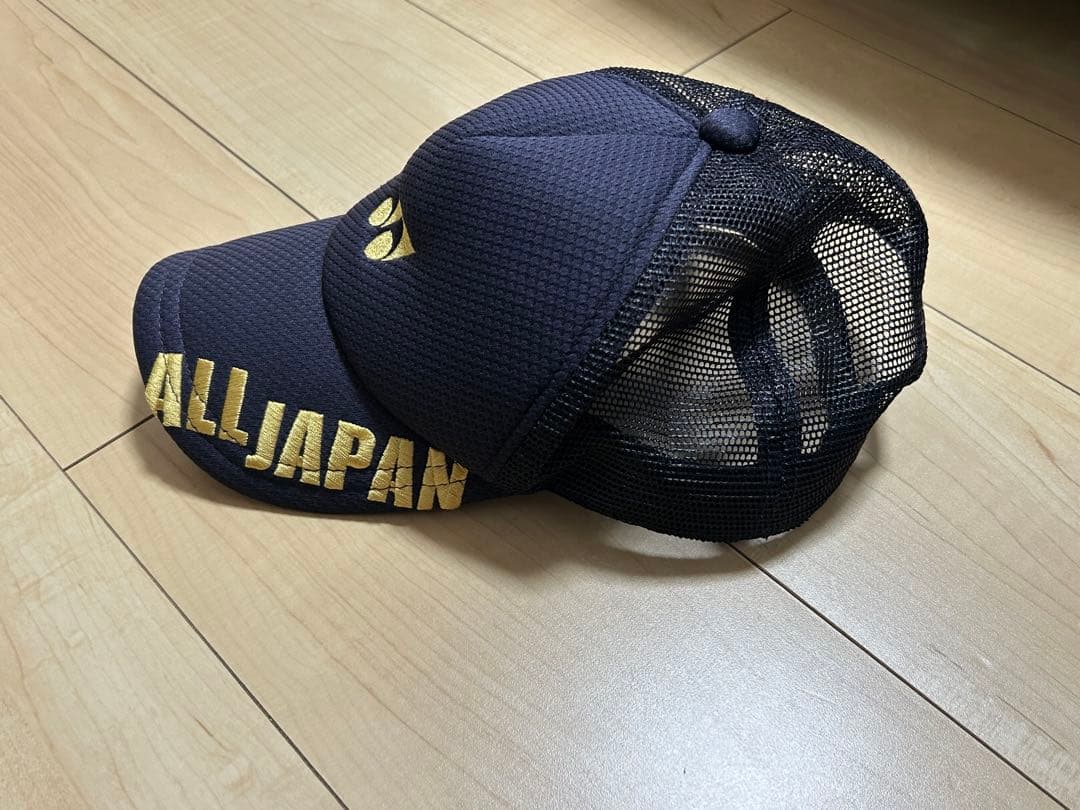 インターハイ　ヨネックス　限定　オールジャパン　キャップ　帽子　黒金