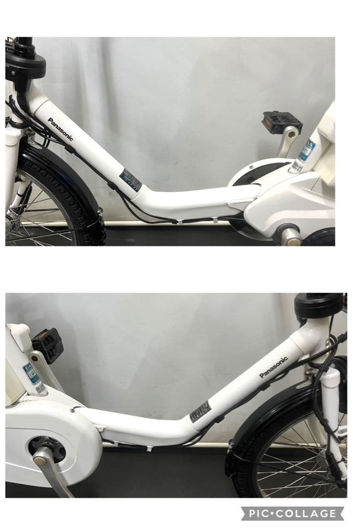 1年保証 新型　パナソニック　ギュット　20インチ　人気　白　電動アシスト自転車