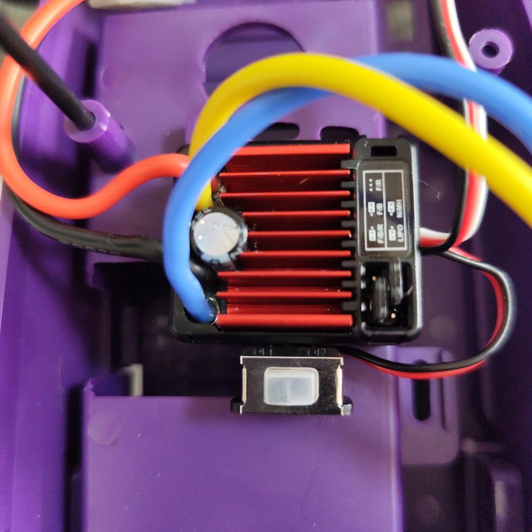 タミヤ 1/10JUNWATANABE 青・紫・黒の水玉模様 OP多数 値下げ！