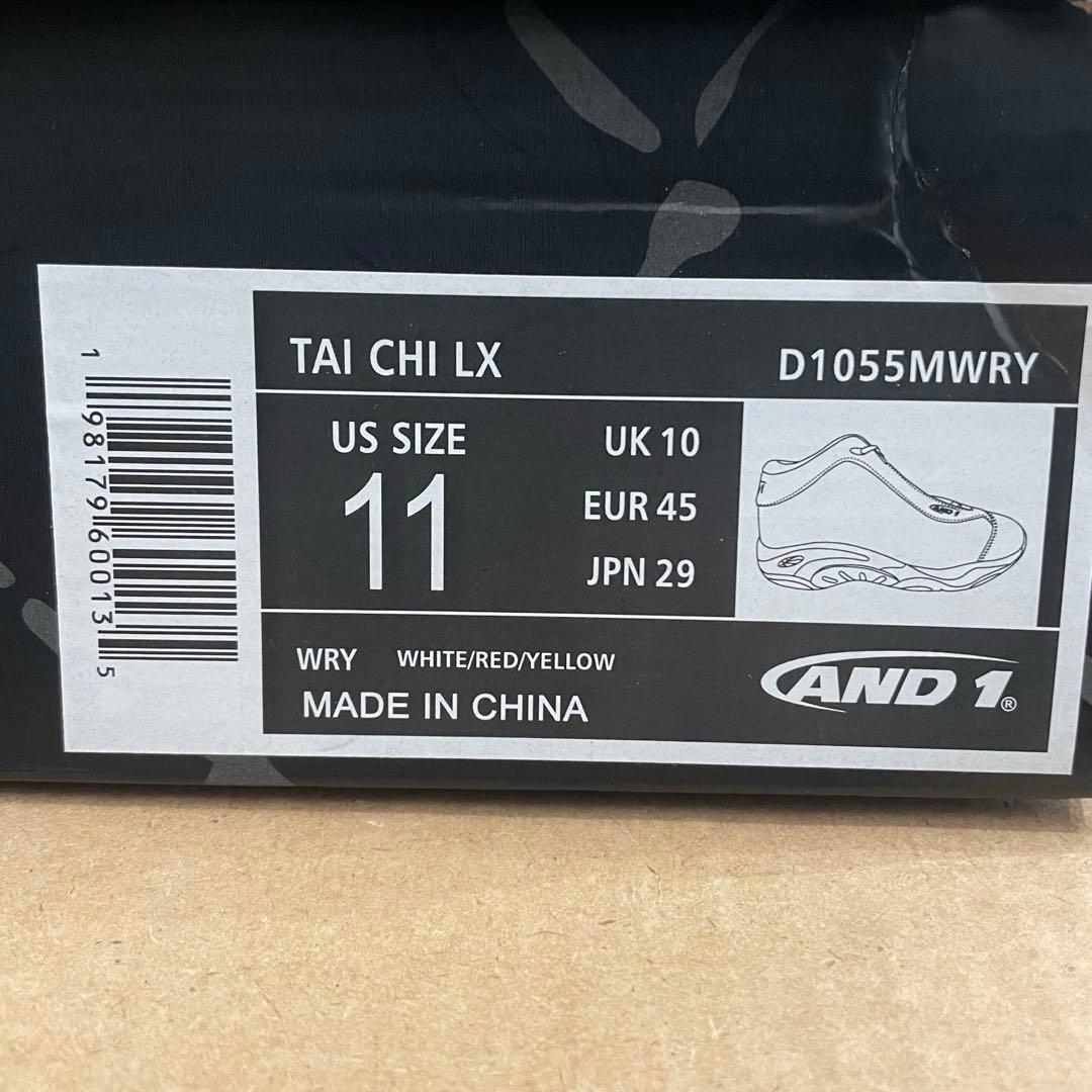 新品未使用 AND1 TAI CHI LXアンドワン タイチミッド 29cm