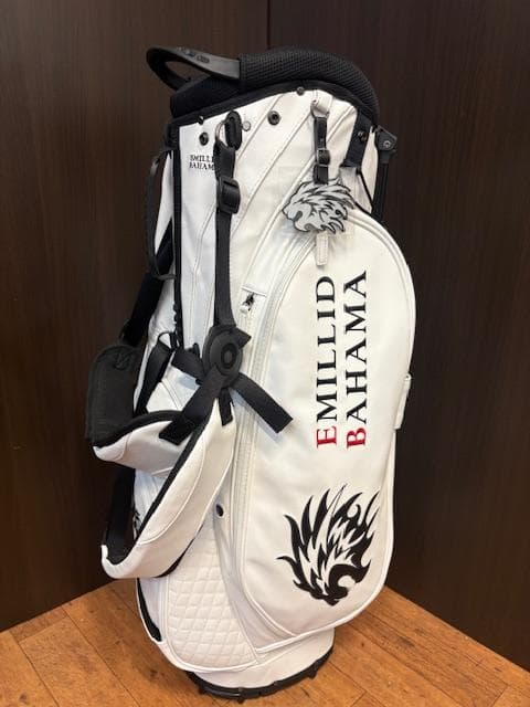 エミリッドバハマ ゴルフスタンドバッグ ホワイト 新品