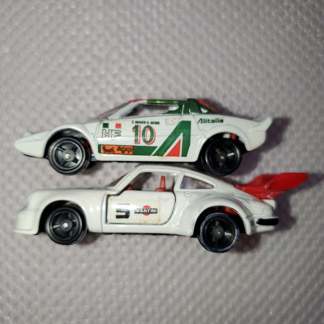 トミカ　青箱(2)　箱なし(2)　マッチボックス(1)　計5点セット