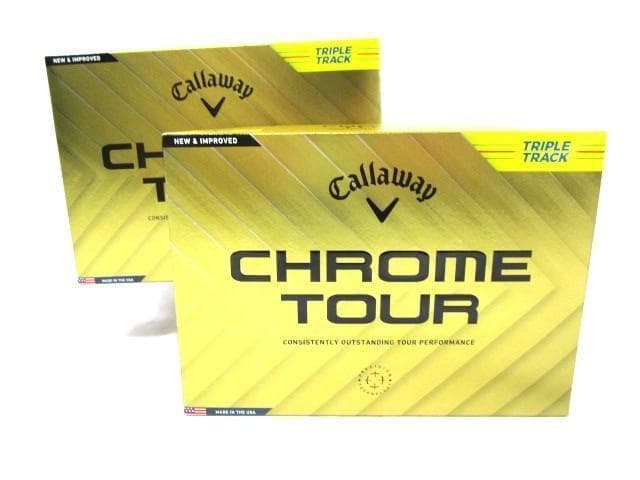 ※値下げ キャロウェイ クロムツアー トリプルトラック イエロー 2ダースセット