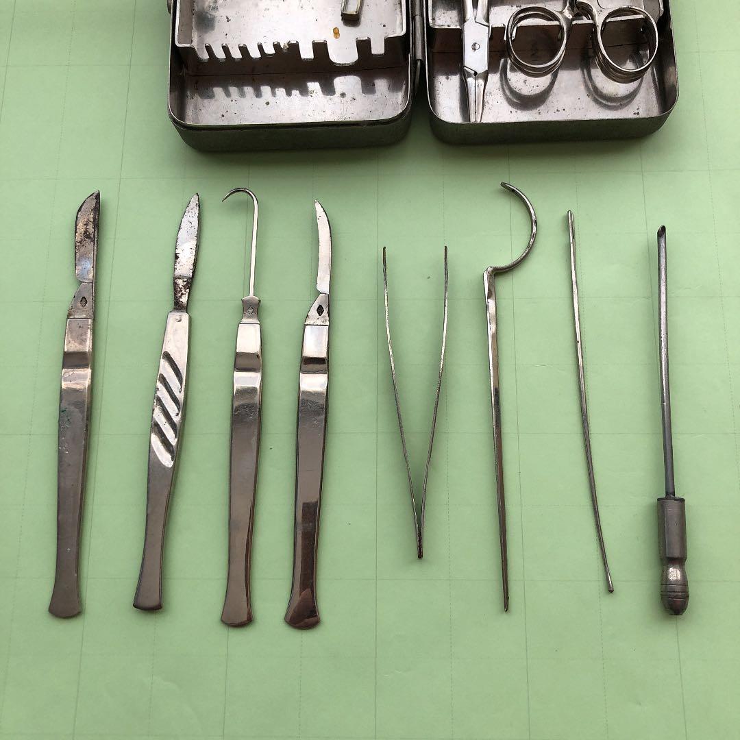【アンティーク】戦時中の手術セット