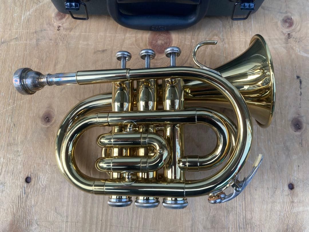 J Michael ミニトランペット　ハードケース　中古品