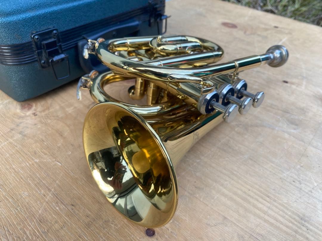 J Michael ミニトランペット　ハードケース　中古品