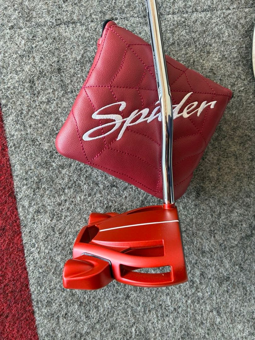 テーラーメイド スパイダー レッド ダブルベンド パター　34インチ 美品
