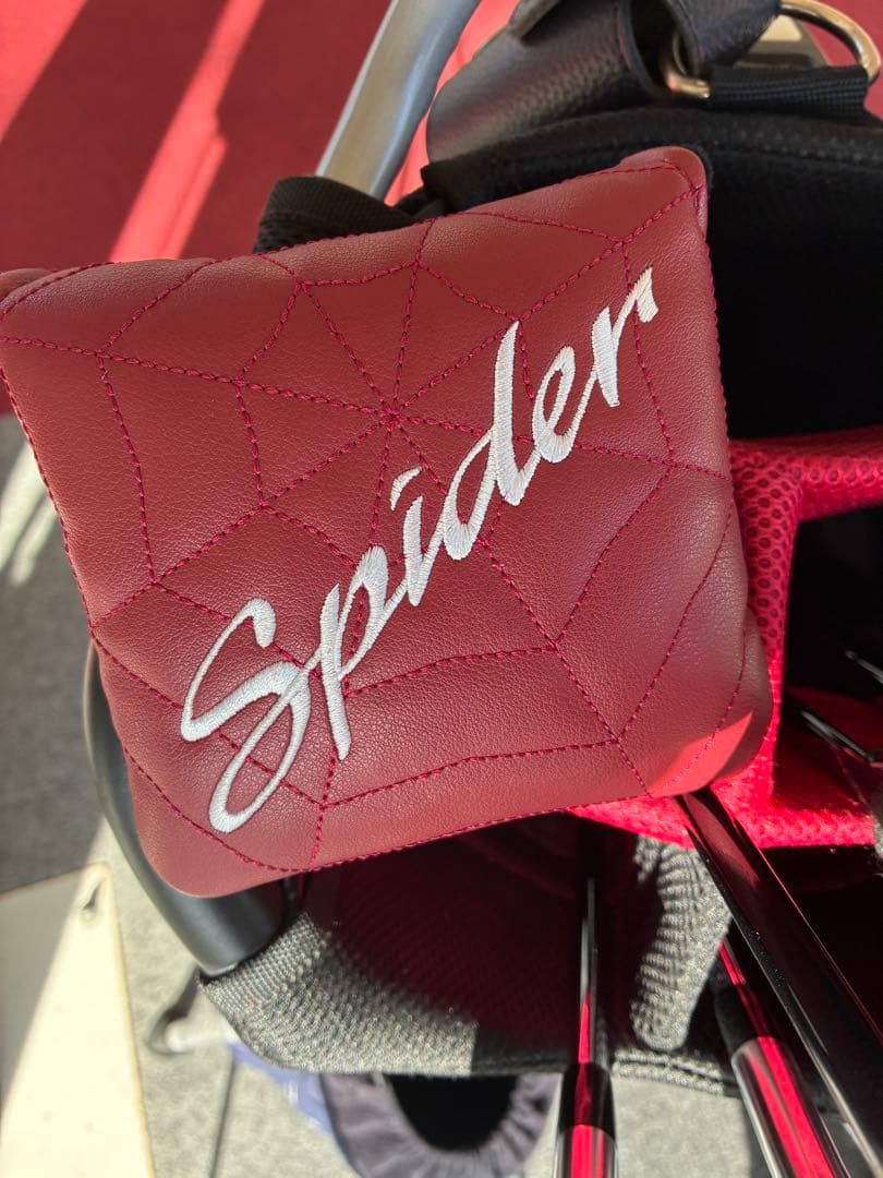 テーラーメイド スパイダー レッド ダブルベンド パター　34インチ 美品