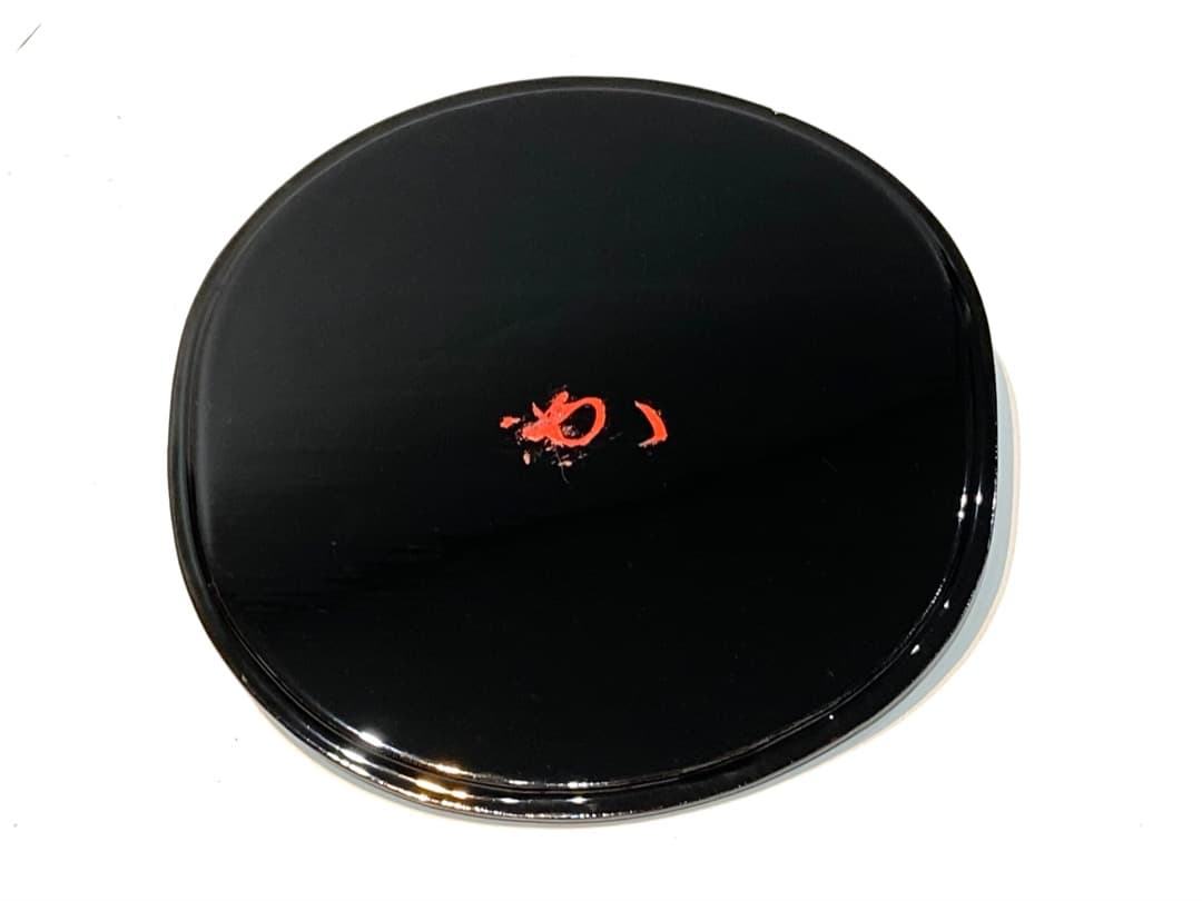 480-158【十四代　亀井味楽　高取　耳付水指】堀内宗完書付　アンコウ形　水差