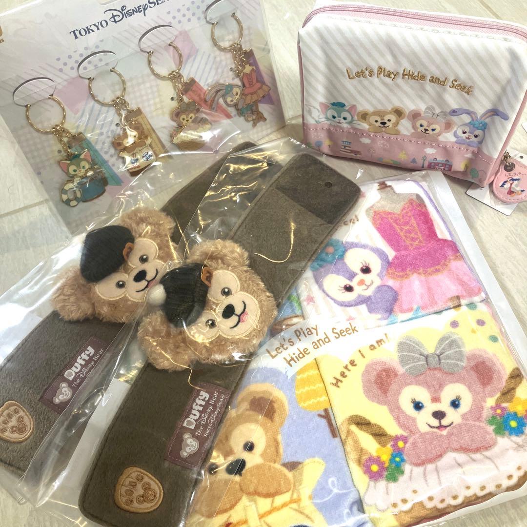 ダッフィー　5点セット　限定　キーホルダー　ポーチ　ハンカチ　スリーブ