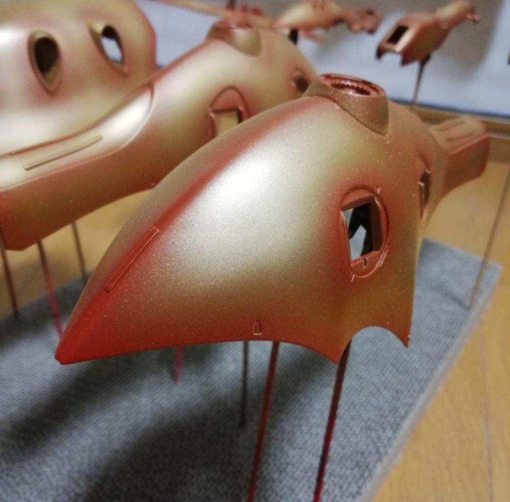 HGナイチンゲール　全塗装完成品　マッドキャンディ塗装