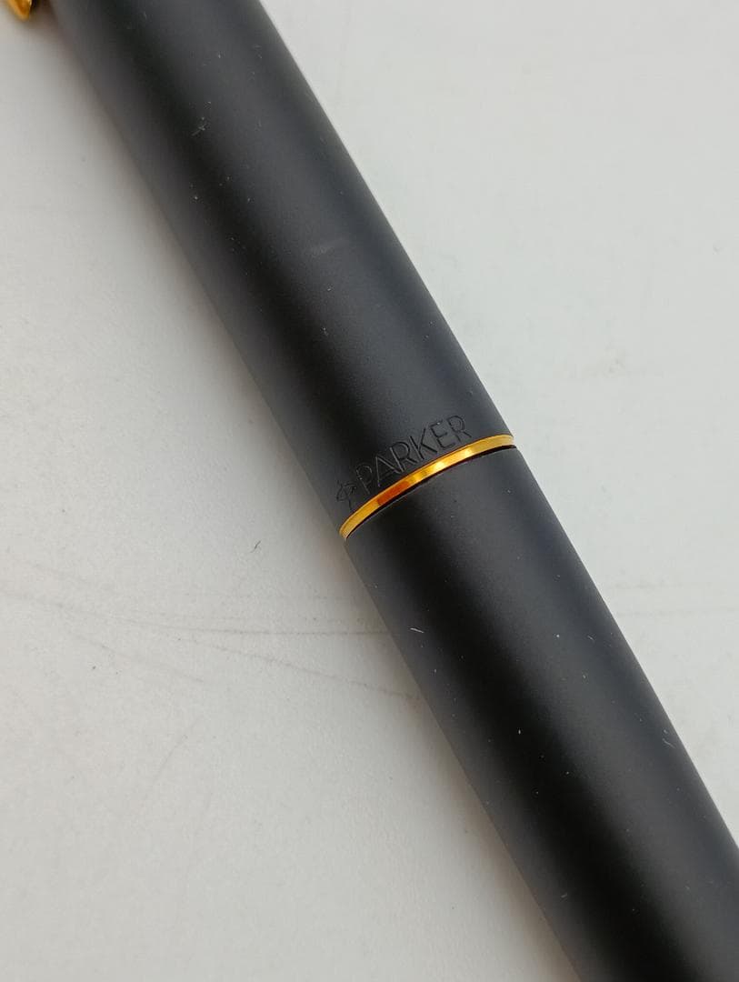 パーカー　ソネット　万年筆　14K　585　マットブラック　ゴールド　フランス製