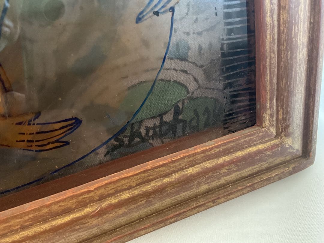 Shubha Gokhale (1959~)コラージュアート「Couple」真作