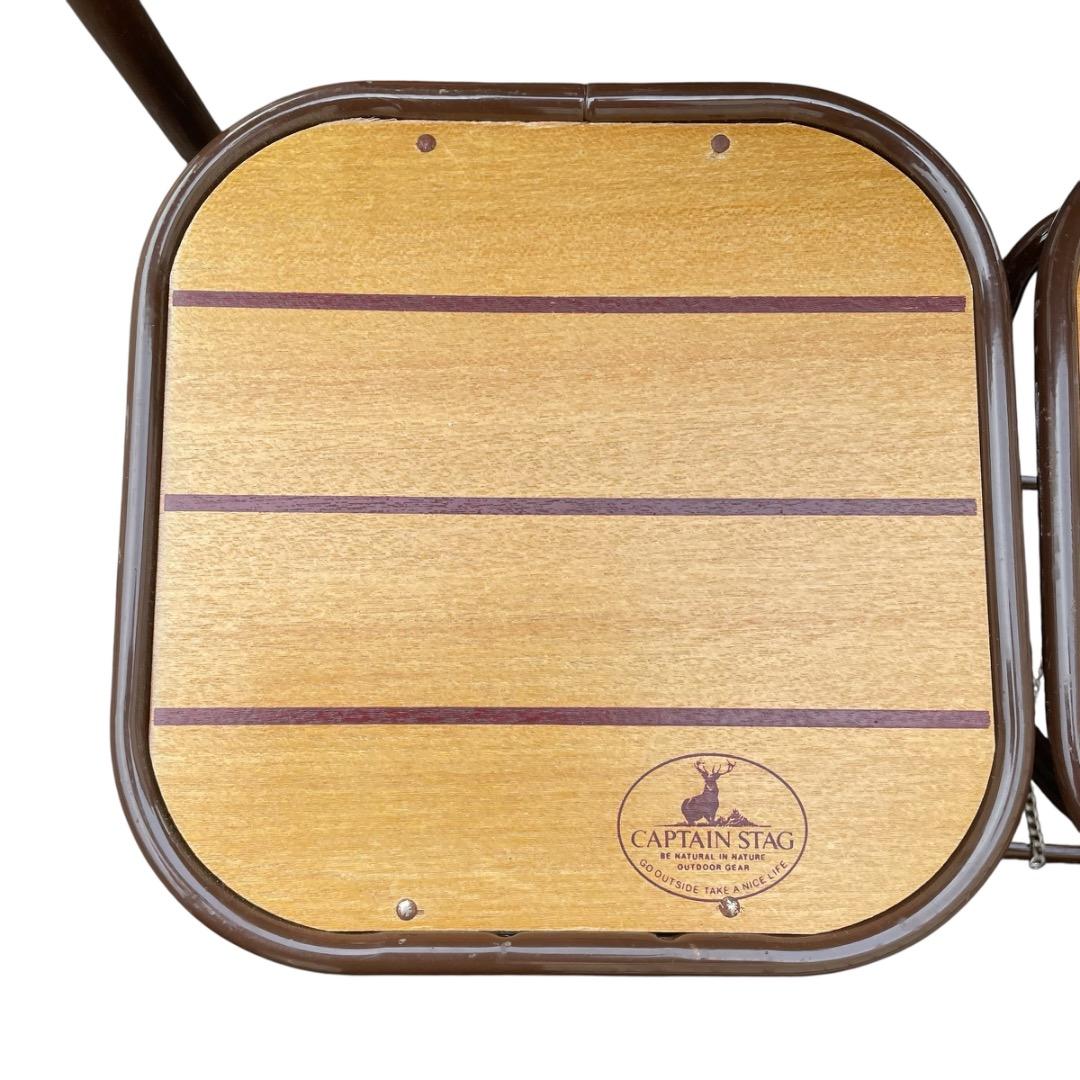 CAPTAIN STAG キャプテンスタッグ 折りたたみウッドテーブル＆チェア
