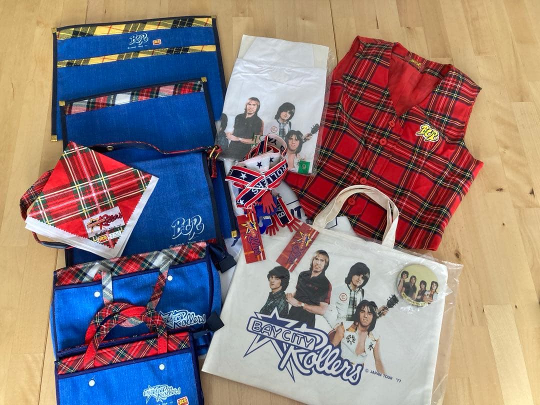 Bay City Rollers ベイシティローラーズ　ファンアイテムセット