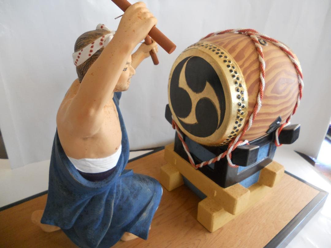 博多人形 『 無法松 』 伝統工芸士 初代 戸畑茂四郎 作 美品 です。