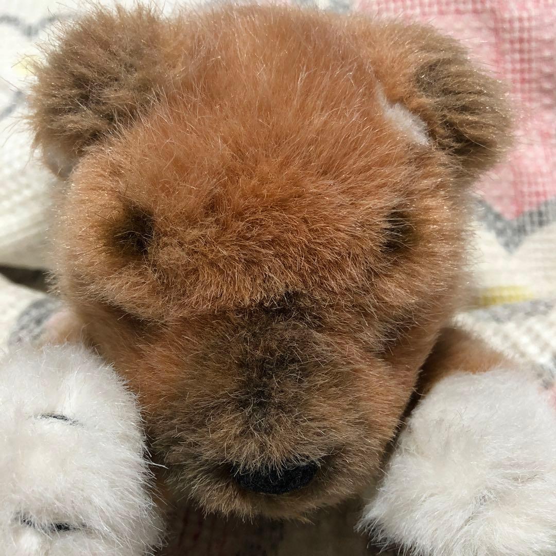 平成レトロ　1992 バンダイ×セキグチ製　鳴く　犬　ぬいぐるみ　中古品