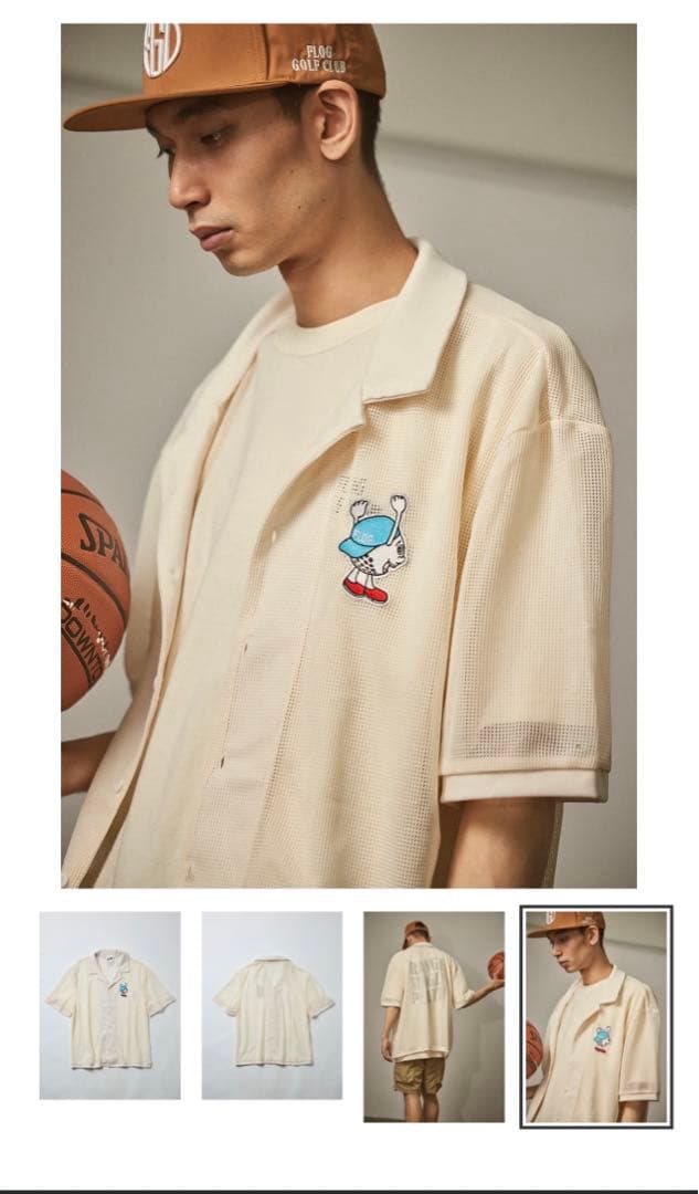 【値下げ】FLOG golf club FG BOY MESH SHIRT