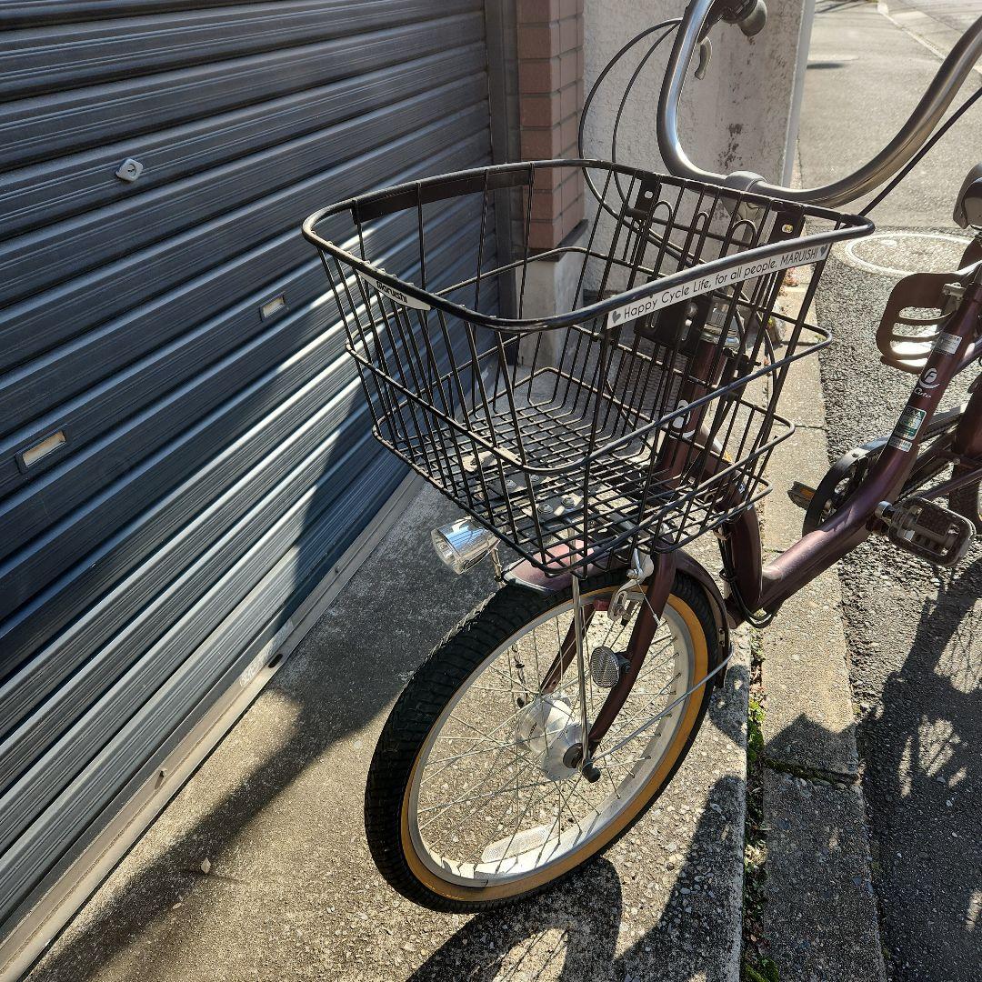 軽快サイクル丸石20型ふらっかーずキュートミニ&チャイルドシート