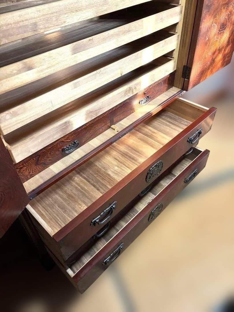 和箪笥 着物収納 桐箪笥 大型 日本製 婚礼家具 和モダン 古民家