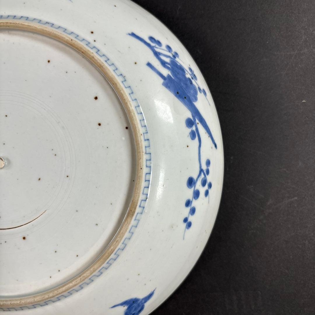 103 セール　皿　染付　伊万里　有田　中国　梅　花鳥　鷺　鶴　鍋島　九谷