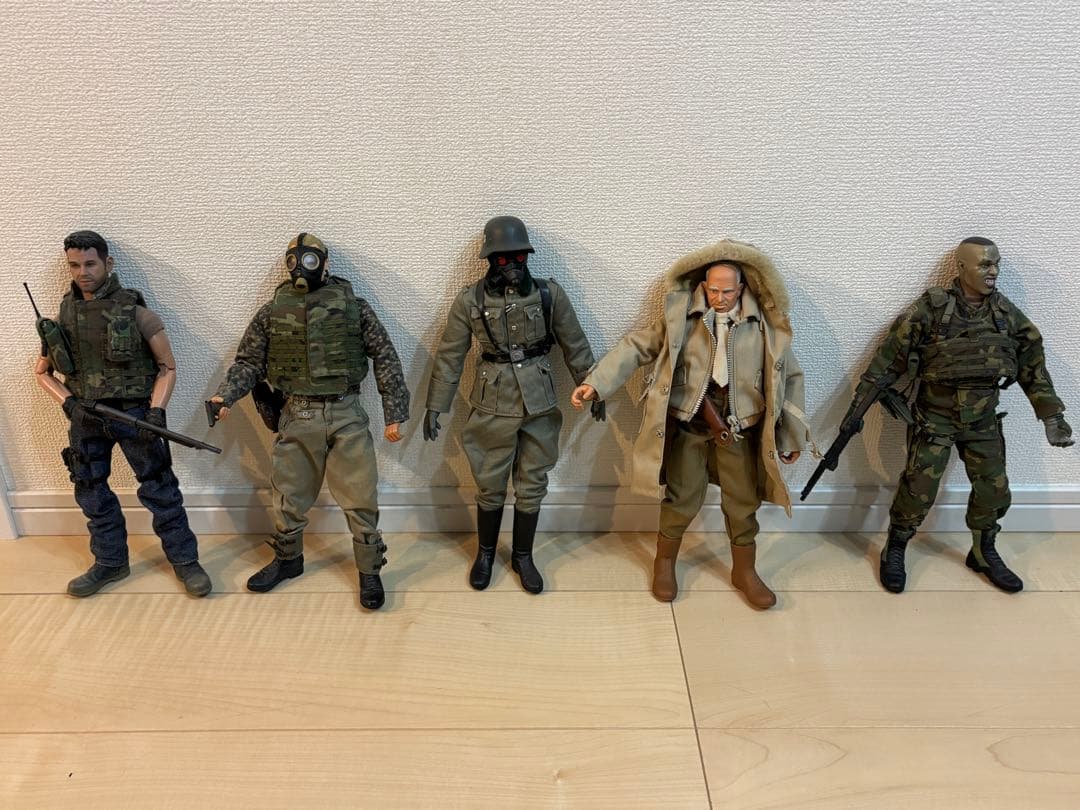 ミリタリーフィギュア 5体セット 武器付き お買い得