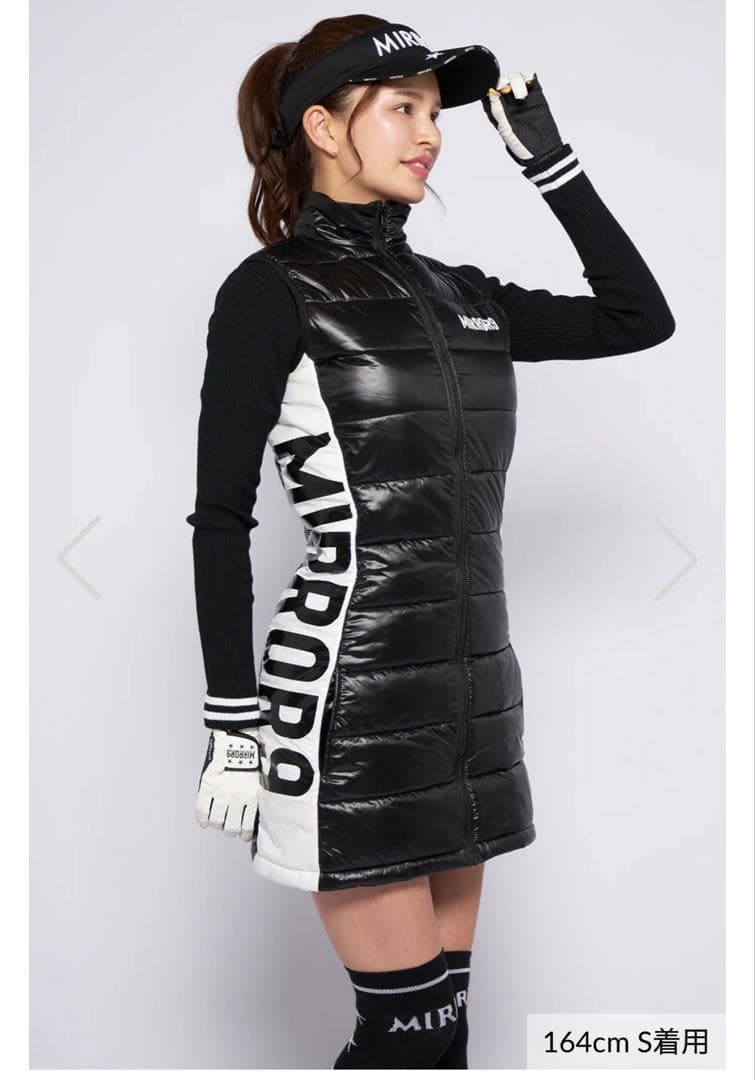 レディースウェア MIRROR 9 easy padding dress jacket