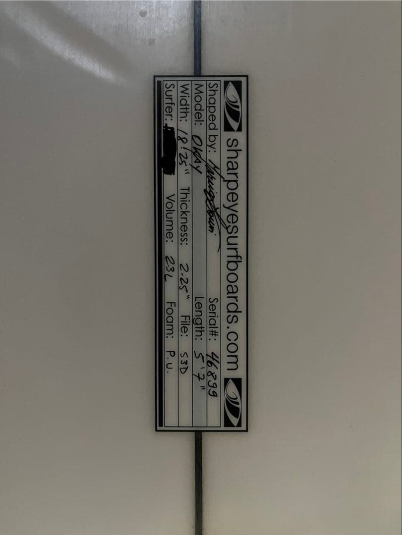 シャープアイ　サーフボード