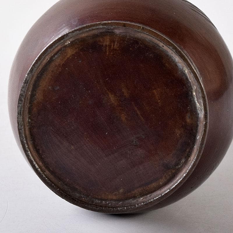 古銅　龍文　長頸瓶　C　7542