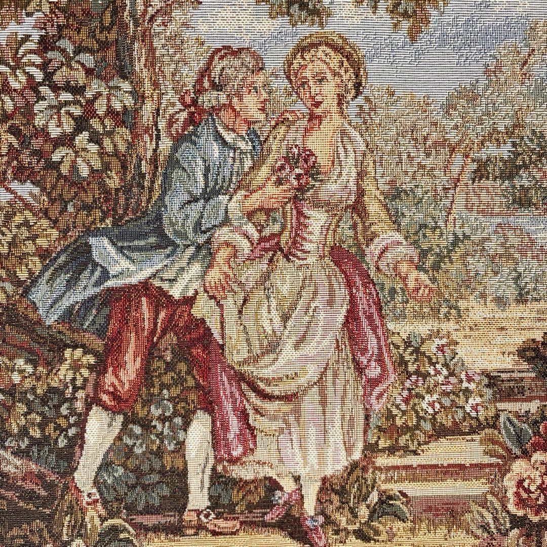 イタリア製　ゴブラン織　絵画