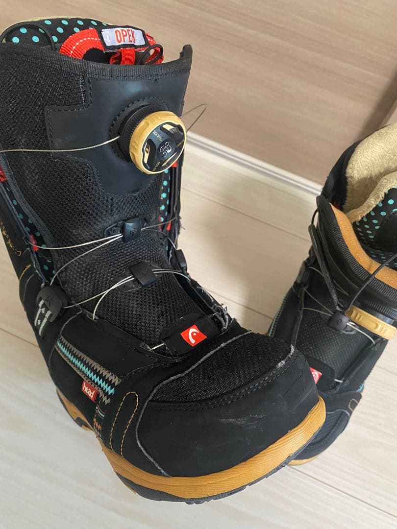 headスノーボードブーツ(女性用) ブラック/ゴールド