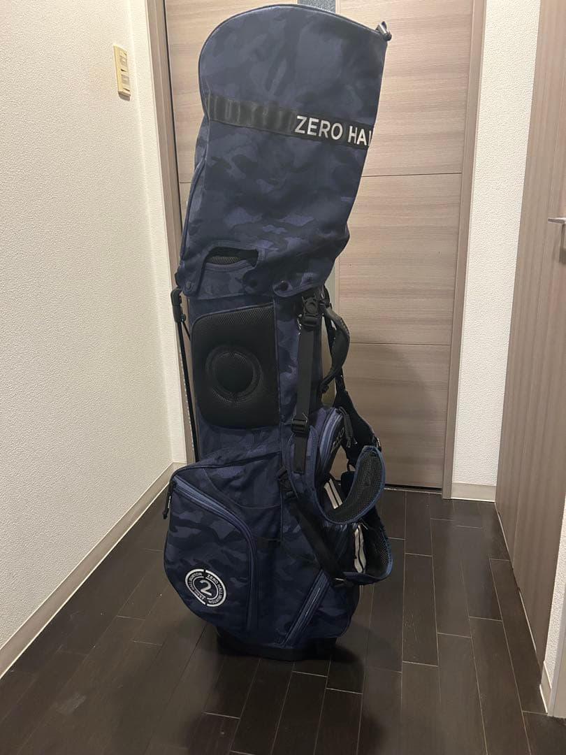 ZERO HALLIBURTON キャディバッグ ネイビー迷彩