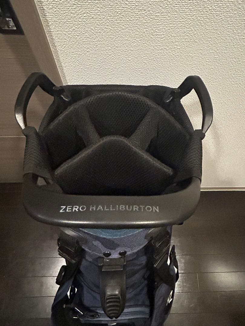 ZERO HALLIBURTON キャディバッグ ネイビー迷彩