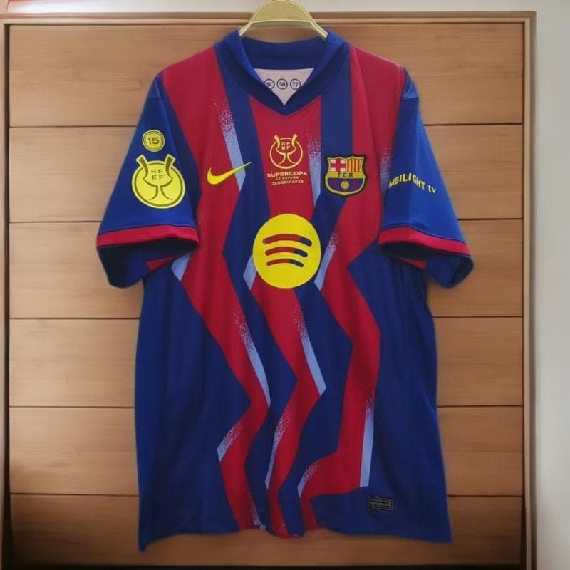 2026 SUPRERCOPA バルセロナ RASHFORD 14 半袖 シャツ