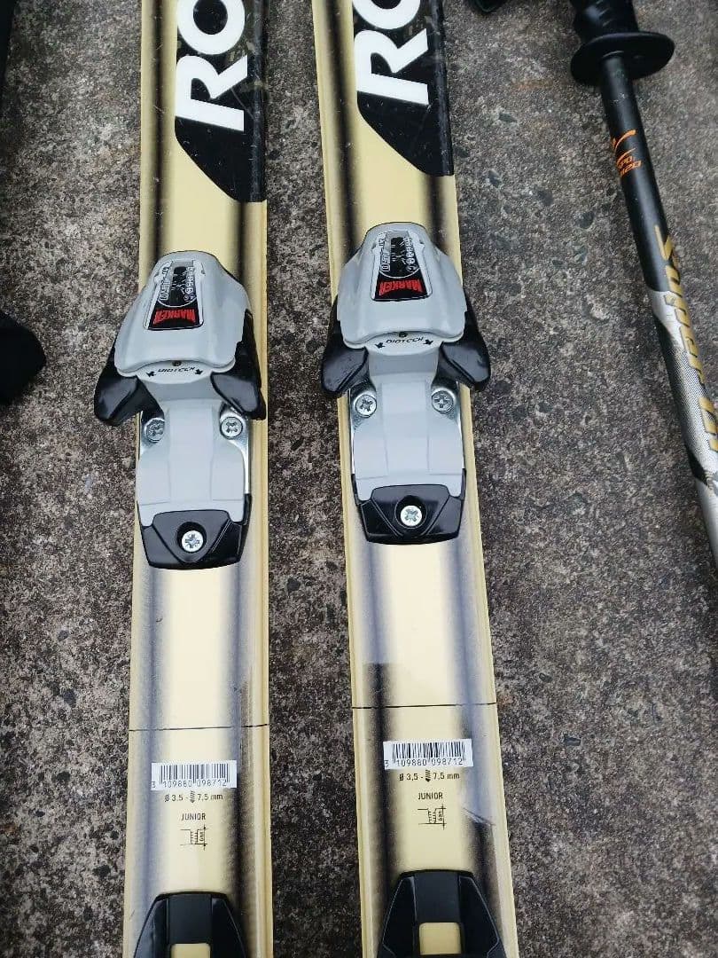 ROSSIGNOL COMP J 140cm, ストック100㎝,バッグセット