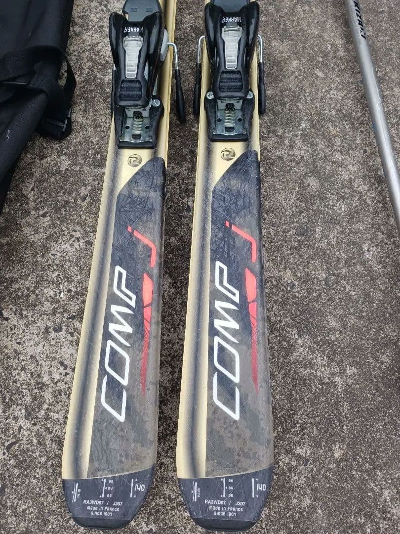 ROSSIGNOL COMP J 140cm, ストック100㎝,バッグセット