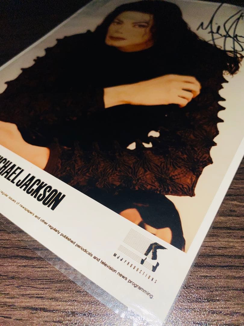 Michael Jackson サイン入りポートレート